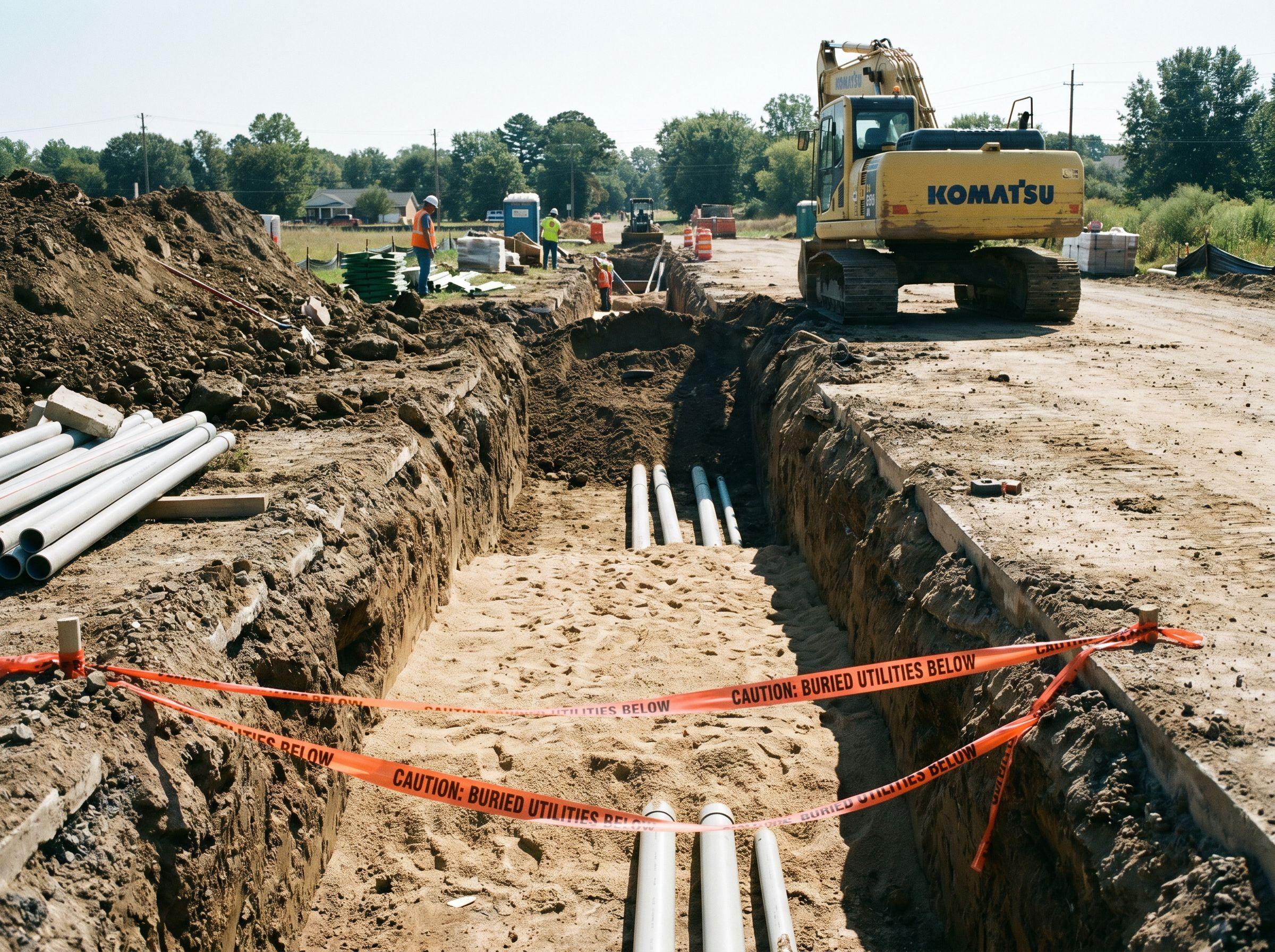 Concrete Driveway Demolition, Excavator Services by HL Construction Group