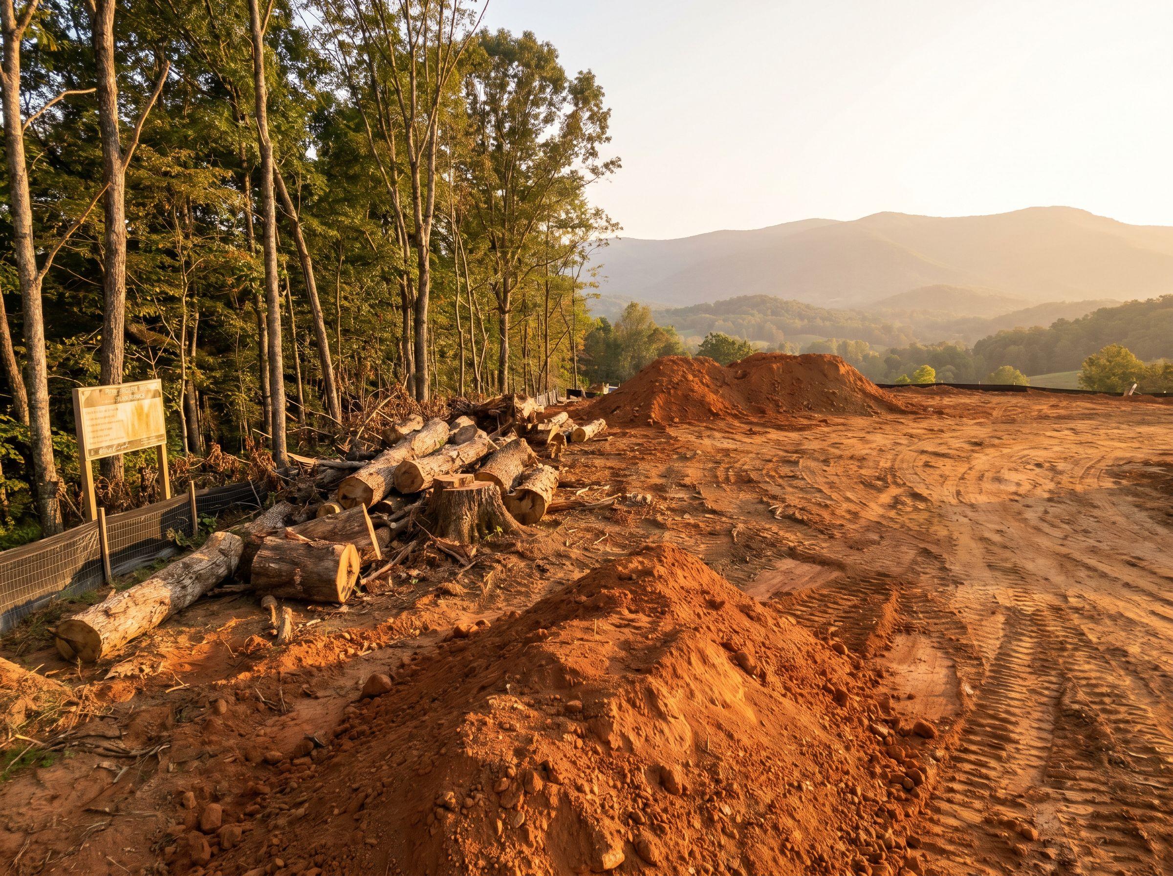 Wooded Homesite Clearing, Land Clearing by HL Construction Group