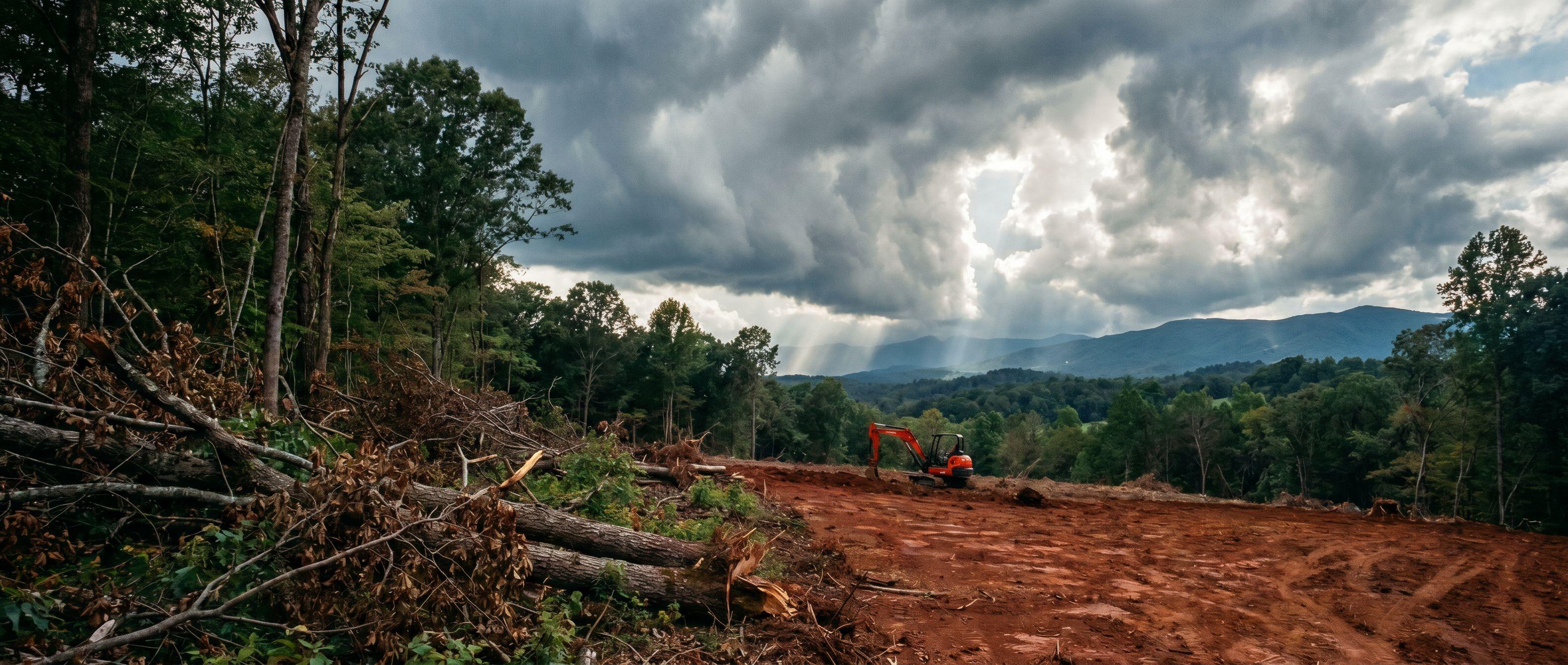 Land Clearing by HL Construction Group in Knoxville, TN