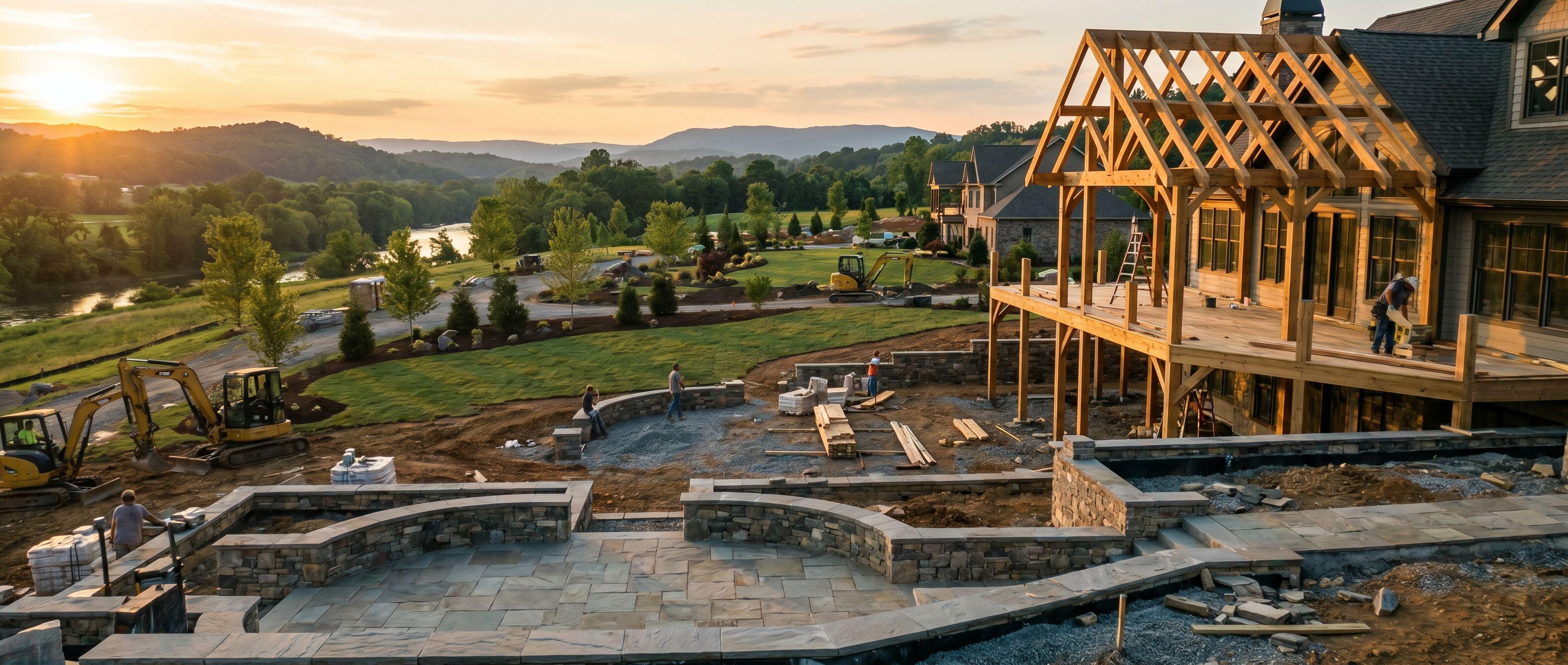 Multi-phase residential construction project in East Tennessee