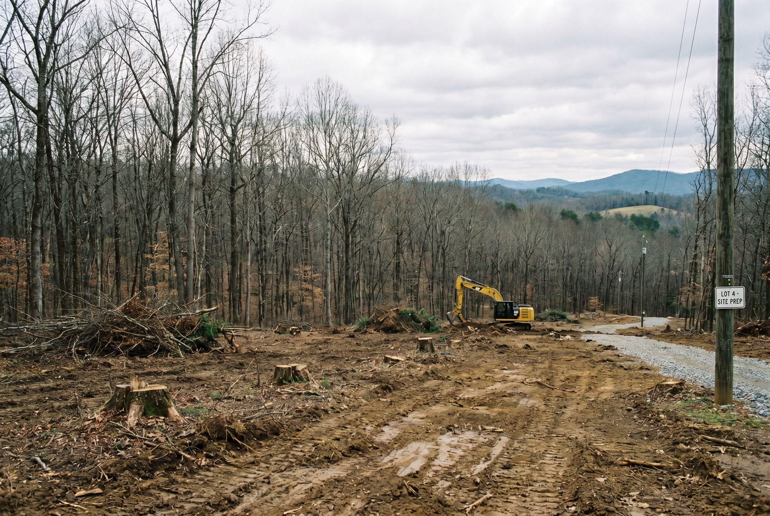 Land Clearing by HL Construction Group in Knoxville, TN